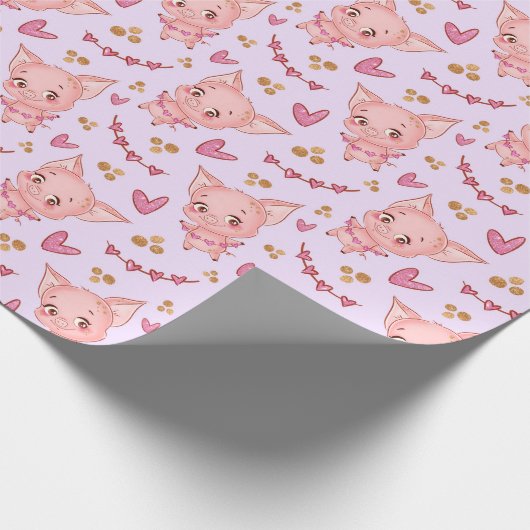 Stempel- en kunstpapier cadeaupapier (Hoek)