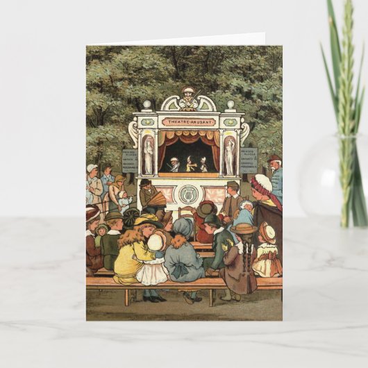 Stempel en Poppenspel Judy " Kaart (Voorkant)