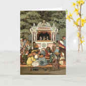 Stempel en Poppenspel Judy " Kaart (Gele Bloem)