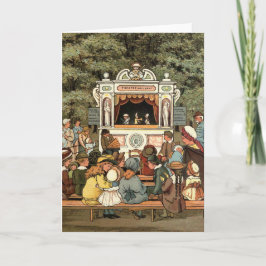 Stempel en Poppenspel Judy " Kaart