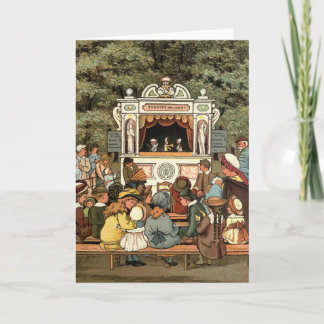 Stempel en Poppenspel Judy " Kaart