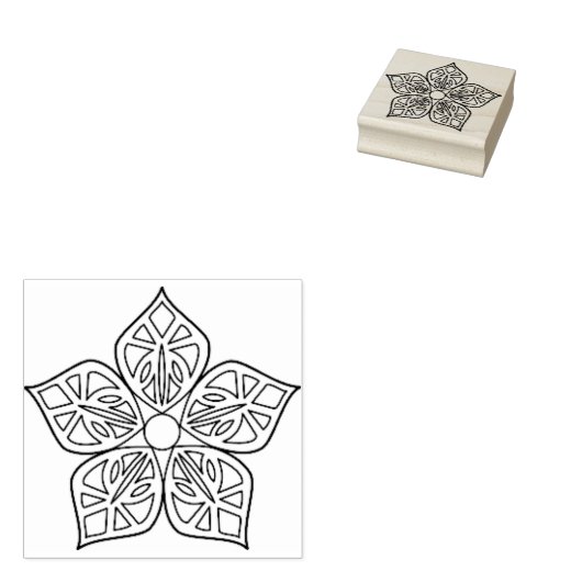 Stempel Floral Bloom (Gestempeld)