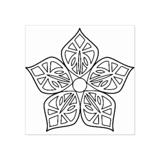 Stempel Floral Bloom (Afrduk)