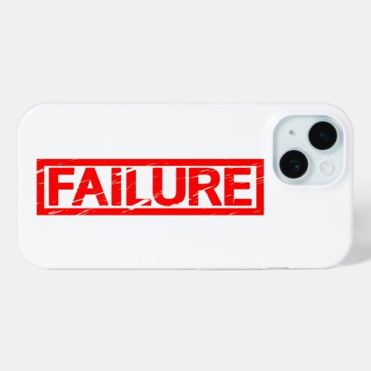 Stempel fout Case-Mate iPhone case (Achterkant (horizontaal))