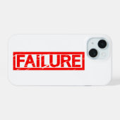 Stempel fout iPhone 15 case (Achterkant horizontaal)