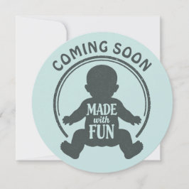 Stempel - GEMAAKT MET PLEZIER - BABY 1 Kaart