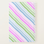 Stempel gestript modern monogram planner (Achterkant)