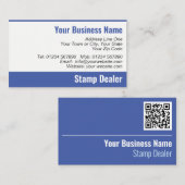 Stempel Handelaar QR Code Visitekaartje (Voorkant / Achterkant)
