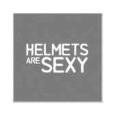 Stempel: Helmen zijn sexy Rubberstempel (Afrduk)