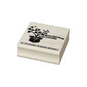 Stempel Hergebruik Verpakking w/Tree in Box (Stempel)