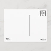 Stempel hier plaatsen briefkaart (Achterkant)