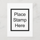 Stempel hier plaatsen briefkaart (Voorkant)