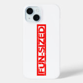 Stempel in Fun-formaat Case-Mate iPhone Case (Achterkant)