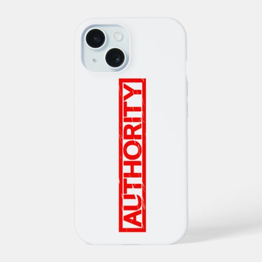Stempel iPhone 15 Case (Achterkant)