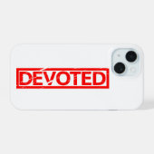 Stempel iPhone 15 Case (Achterkant horizontaal)