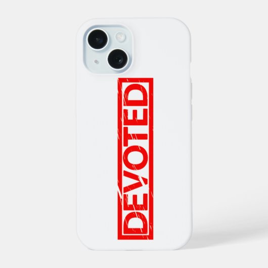 Stempel iPhone 15 Case (Achterkant)