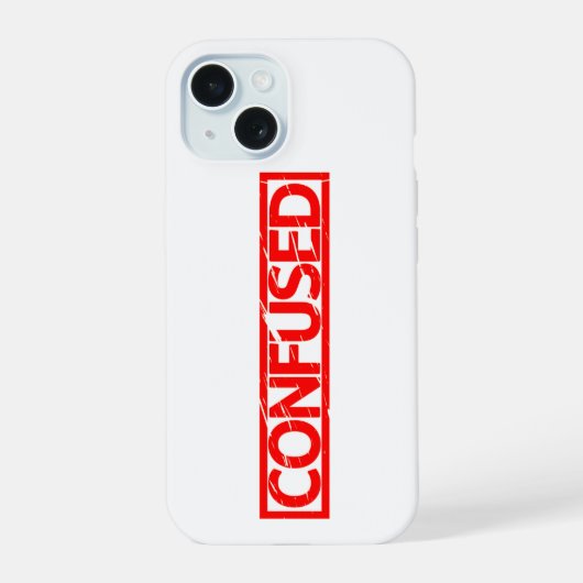 Stempel iPhone 15 Case (Achterkant)