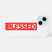 Stempel iPhone 15 Case (Achterkant horizontaal)