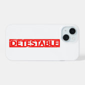 Stempel iPhone 15 Case (Achterkant horizontaal)