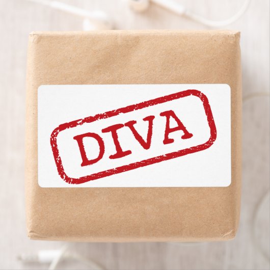Stempel it "DIVA" Etiket (Insitu)