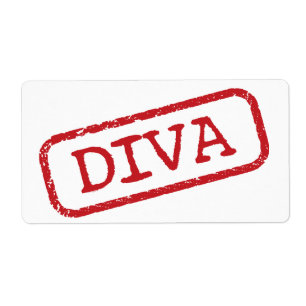 Stempel it "DIVA" Etiket