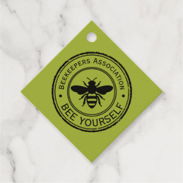 Stempel - JOUW TEKST - BEE 1 - Fan Fun Bedankjes Labels