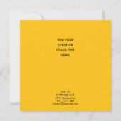 Stempel - JOUW TEKST - BEE 1 - Fan Fun Kaart (Achterkant)