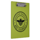 Stempel - JOUW TEKST - BEE 1 - Fan Fun Klembord (Rechts)