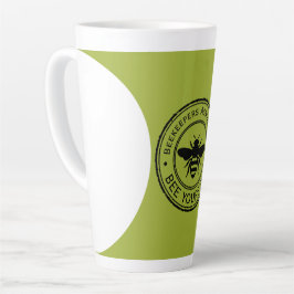 Stempel - JOUW TEKST - BEE 1 - Fan Fun Latte Mok