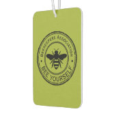 Stempel - JOUW TEKST - BEE 1 - Fan Fun Luchtverfrisser (Links)