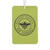 Stempel - JOUW TEKST - BEE 1 - Fan Fun Luchtverfrisser (Achterkant)