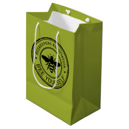 Stempel - JOUW TEKST - BEE 1 - Fan Fun Medium Cadeauzakje