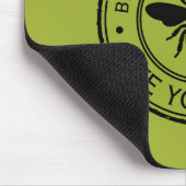 Stempel - JOUW TEKST - BEE 1 - Fan Fun Muismat (Hoek)
