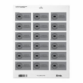 Stempel - JOUW TEKST - BOEK 1 - Fan Fun Etiket (Full Sheet)