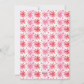 Stempel Kitsch Rendier Retro Blue Christmas Feestdagenkaart (Achterkant)