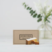 Stempel lijst notaris en bedrijfswagen visitekaartje (Staand voorkant)