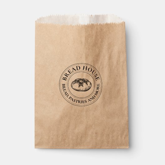 Stempel Logo papieren zakken Bedankzakje (Voorkant)