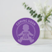 Stempel - MADE WITH FUN - BABY 1a Kaart (Staand voorkant)