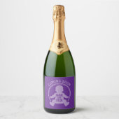 Stempel - MADE WITH FUN - BABY 1a Sparkling Wijnetiket (Voorkant)