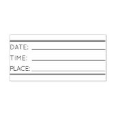 STEMPEL MET DATUM, TIJD EN PLAATS VOOR KANTOORGEBR (Afrduk)