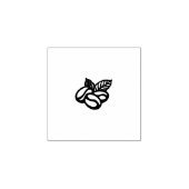 Stempel met stoomkoffiekop Silhouet (Afrduk)