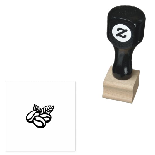 Stempel met stoomkoffiekop Silhouet (Gestempeld)