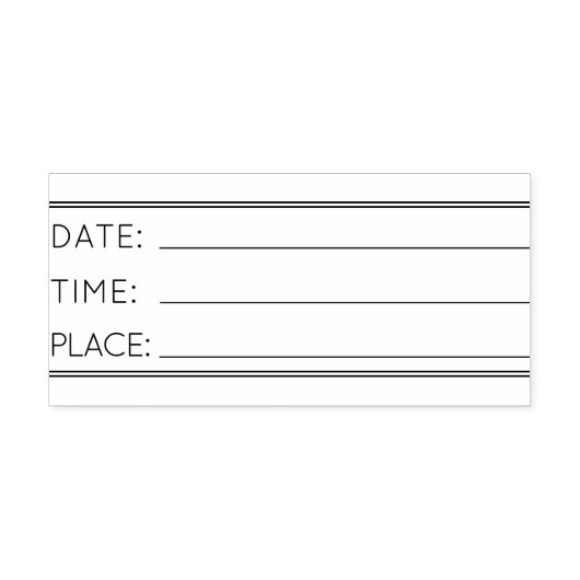 STEMPEL MET TIJD DATUM PLAATS VOOR ZELF-INKEN (Afrduk)