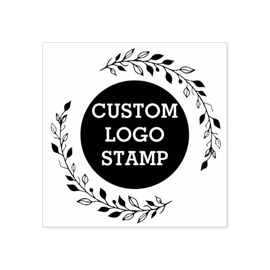 Stempel met uw logo, uw rubberstempel voor design (Afrduk)