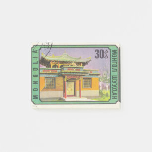 Stempel mongol-shuudan met pagoda post-it® notes