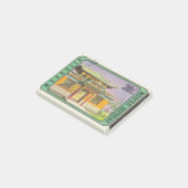 Stempel mongol-shuudan met pagoda post-it® notes (Schuin)
