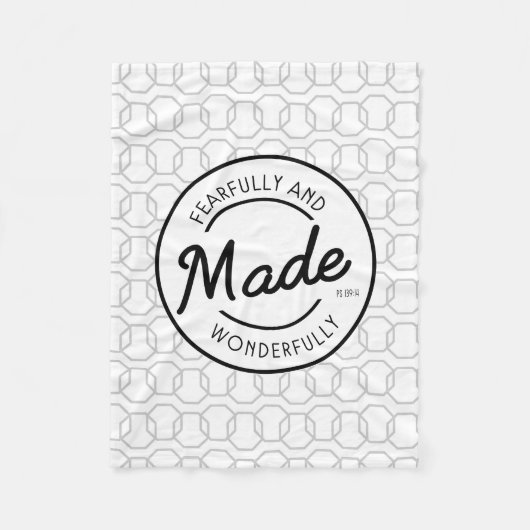 stempel op een waanzinnige manier fleece deken (Voorkant)