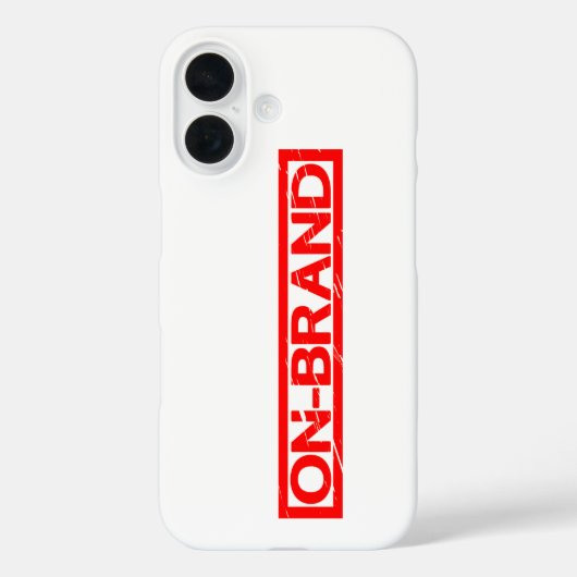 Stempel op merk Case-Mate iPhone case (Achterkant)