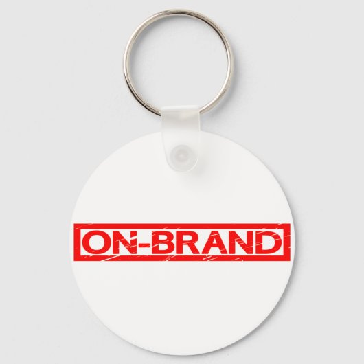 Stempel op merk sleutelhanger (Voorkant)
