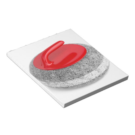 Stempel op wit notitieblok (Schuin)